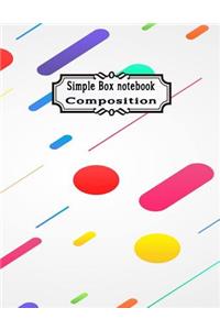 Simple Box Notebook Composition