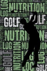 Golf Nutrition Log and Diary