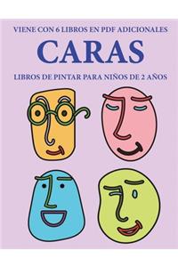 Libros de pintar para niños de 2 años (Caras)