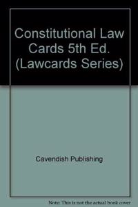 Cavendish: Constitutional Lawcards