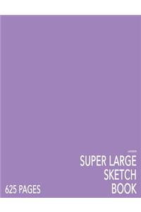 Lavender Super Large Sketchbook: Big Softcover Sketchbook, 625 Pages, Giant Sketchbook, Large Sketchbook for Drawing