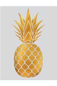 2017, 2018, 2019 Weekly Planner Calendar - 70 Week - Pineapple