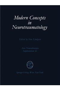 Modern Concepts in Neurotraumatology