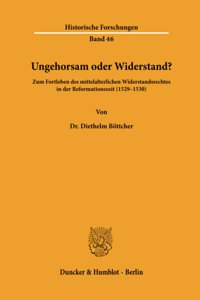 Ungehorsam Oder Widerstand?