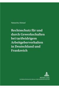 Rechtsschutz Fuer Und Durch Gewerkschaften Bei Tarifwidrigem Arbeitgeberverhalten in Deutschland Und Frankreich
