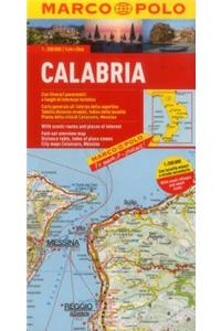 Italy - Calabria Marco Polo Map