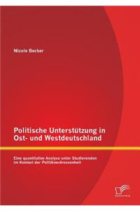 Politische Unterstützung in Ost- und Westdeutschland