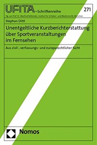 Unentgeltliche Kurzberichterstattung Uber Sportveranstaltungen Im Fernsehen