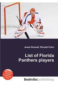 List of Florida Panthers Players