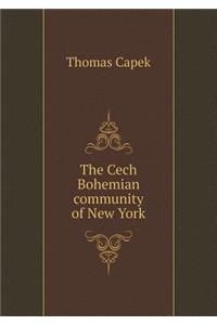 The Cech Bohemian community of New York