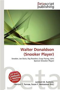 Walter Donaldson (Snooker Player)