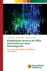 Estabilidade térmica de FBGs fabricadas por laser femtosegundo