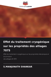 Effet du traitement cryogénique sur les propriétés des alliages 7075