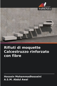 Rifiuti di moquette Calcestruzzo rinforzato con fibre
