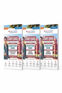 Oswaal NTA CUET (UG) Question Bank | Quantitative Aptitude, General Awareness & Logical Reasoning (Set of 3 Books) | For 2025 Exam