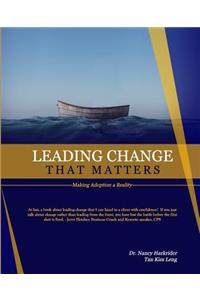 Leading Change that Matters