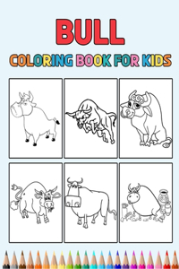 Bull Coloring Book for Kids