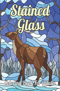 Stained Glass Coloring Book For Adults