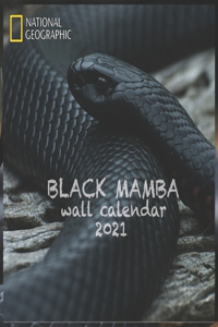 Black Mamba Wall Calendar 2021