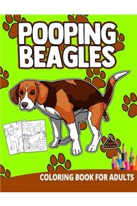 Pooping Beagles Coloring Book For Adults