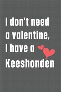 I don't need a valentine, I have a Keeshonden