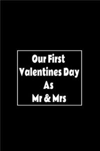 Our First Valentine As Mr & Mrs