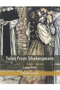 Tales from Shakespeare: Large Print