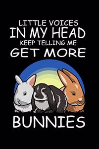 Little Voices In My Head Keep Telling Me Get More Bunnies