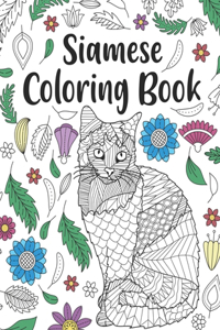 Siamese Cat Coloring Book