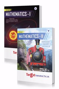 Std 11 Perfect Maths 1 And 2 Books | Fyjc Maths Guide | Science And Arts Maharashtra Board | New Syllabus | Includes Practice Problems, Activity Based Questions And Smart Check | Set Of 2