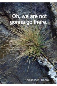 Oh, We are Not Gonna Go There