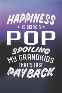 Happiness Is Being A Pop Spoiling My Grandkids That's Just Payback