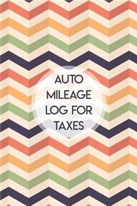 Auto Mileage Log for Taxes