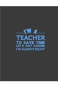 I am a Teacher