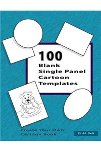 100 Blank Single Panel Cartoon Templates