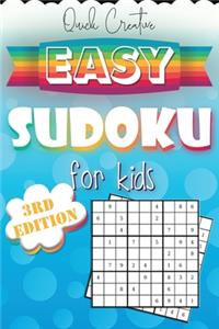 Easy Sudoku For Kids 3rd Edition
