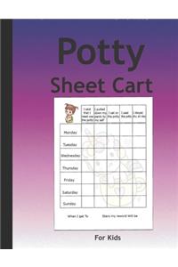Potty Sheet Cart For Kids