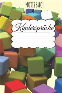 Kindersprüche Notizbuch