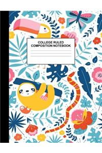 College Ruled Composition Notebook