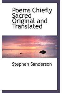 Poems Chiefly Sacred Original and Translated