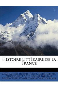 Histoire Litteraire de La France Volume 16