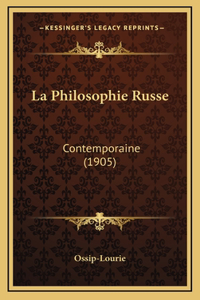 La Philosophie Russe