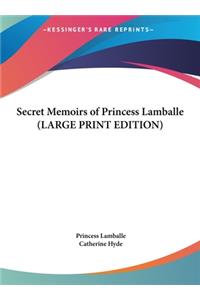 Secret Memoirs of Princess Lamballe