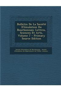 Bulletin De La Société D'émulation Du Bourbonnais