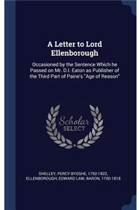 Letter to Lord Ellenborough