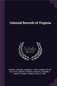 Colonial Records of Virginia