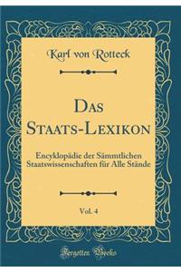 Das Staats-Lexikon, Vol. 4