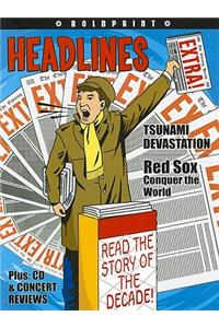 Steck-Vaughn Boldprint Anthologies: Individual Student Edition Navy Headlines