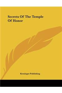 Secrets Of The Temple Of Honor