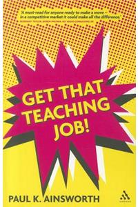 Get That Teaching Job!